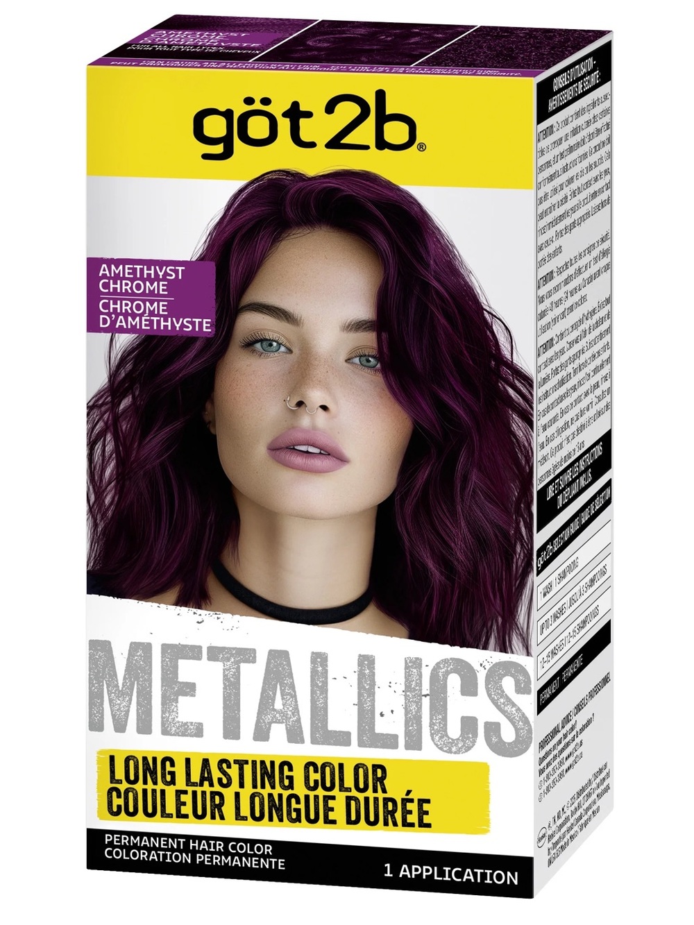 Metallics Permanent Hair Color — Deep Burgundy